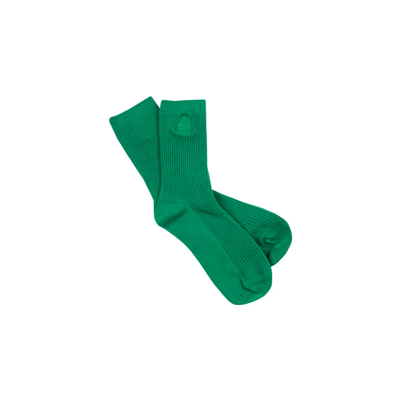 GRAF&WU Embroidery Pattern Casual Skateboard Cotton Socks Unisex