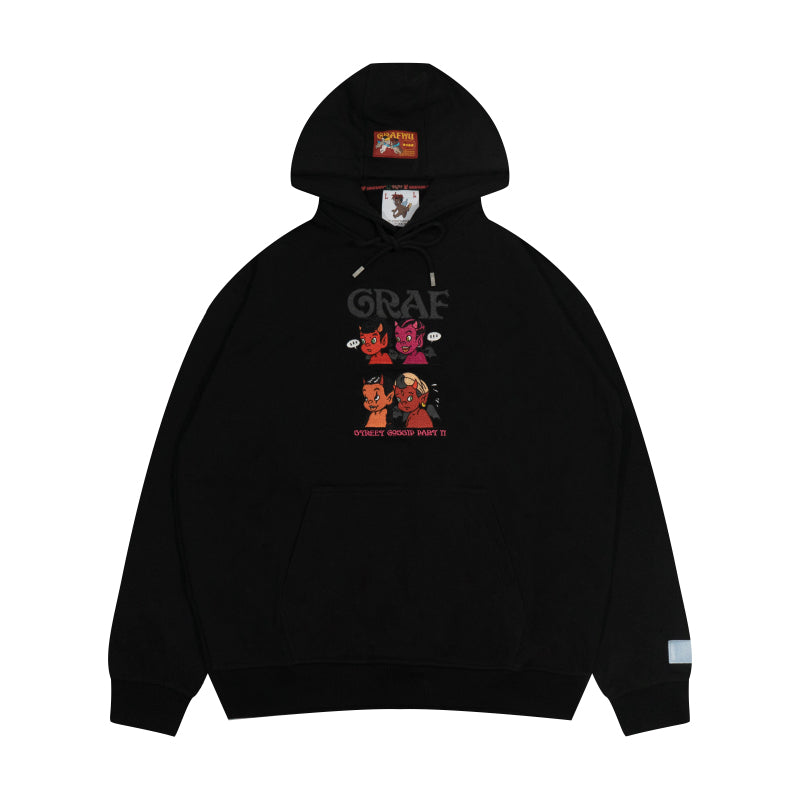 GRAF&WU StreetGossip 4 Series Devil Cat Tiger Fashion Hoodies