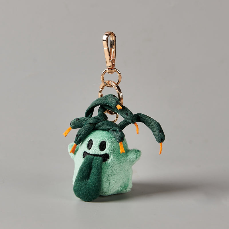 GRAF&WU Mini BooGhost Medusa Fairy Zombie Kappa Cute Ghost Keychain