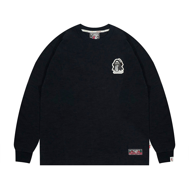 GRAF&WU Halloween Godzilla Unicorn Cute Ghost Long-sleeve Shirt