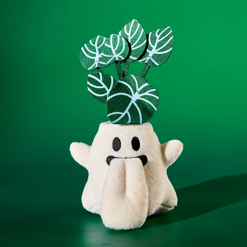 GRAF&WU Flower BooGhost Plush Bag Charm Cute Plant Ghost Hanging Decoration For Handbags And Backpacks