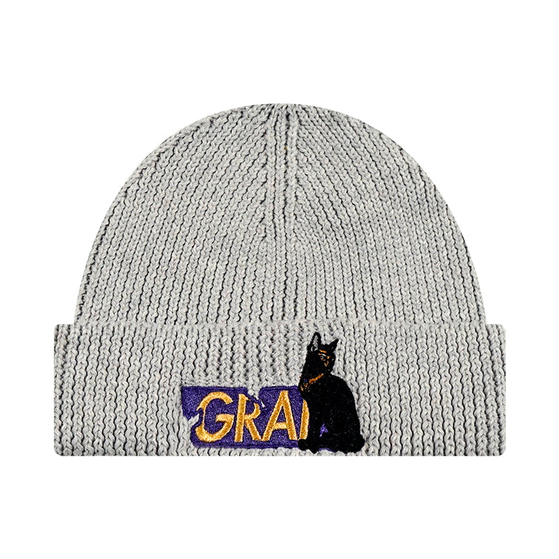 GRAF&WU Classic Colorful Embroidered Knitted Beanie