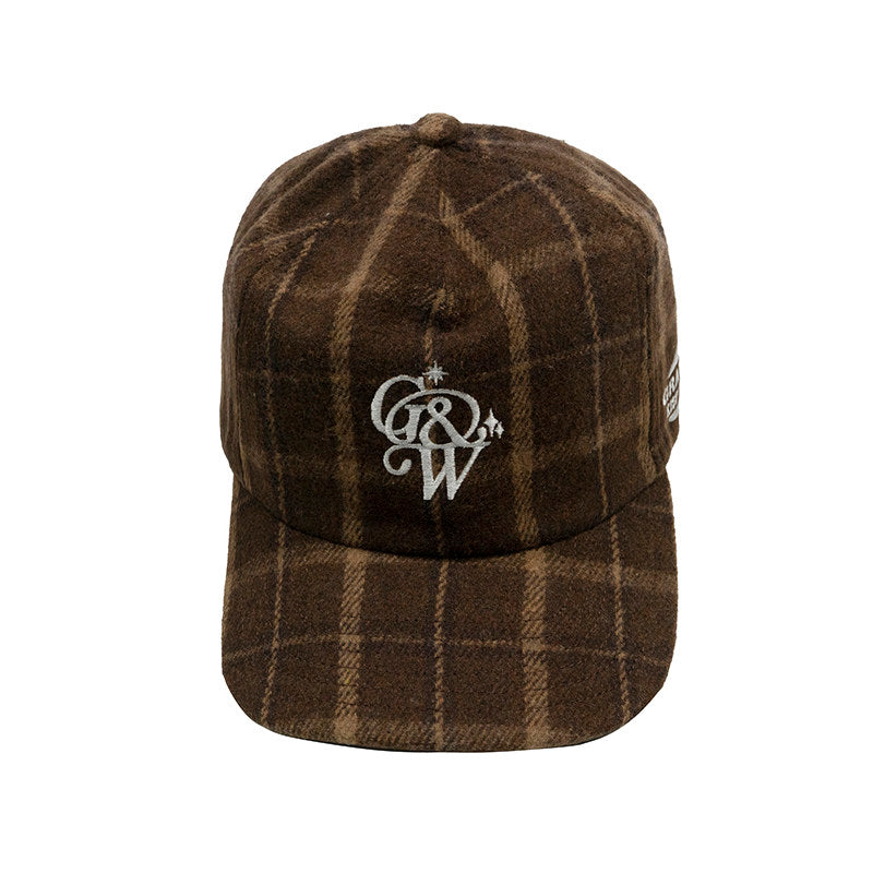 GRAF&WU 3D Embroidered Retro Wool Baseball Cap