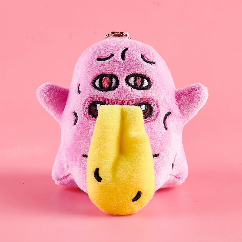 GRAF&WU New School Rap Cute Ghost Bag Charm