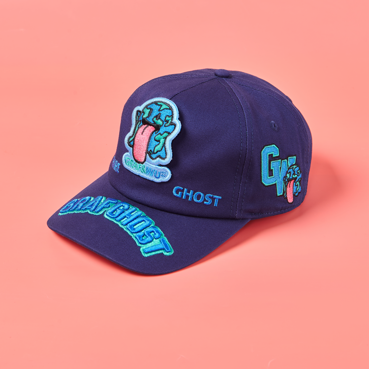 GRAFWU Boo Ghost Embroidery Baseball Cap