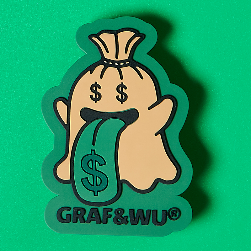 GRAF&WU BooGhost Cute Ghost 2.0 Universal Adhesive Airbag Phone Holder