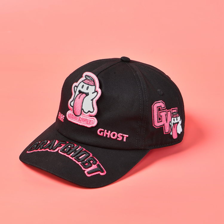 GRAFWU Boo Ghost Embroidery Baseball Cap