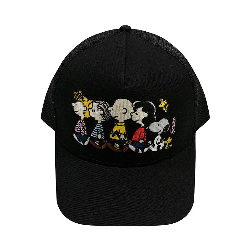 Graf X Peanuts Collaboration Charlie Brown Character Embroidery Baseball Caps