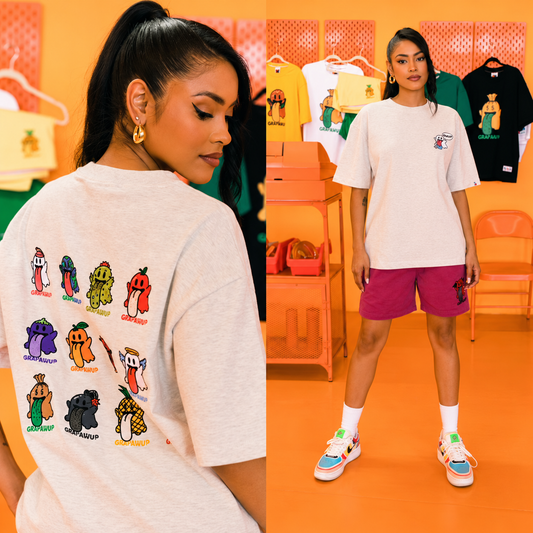 GRAF&WU BooGhost 12 Cuteghosts 2.0 embroidery cotton T-shirt