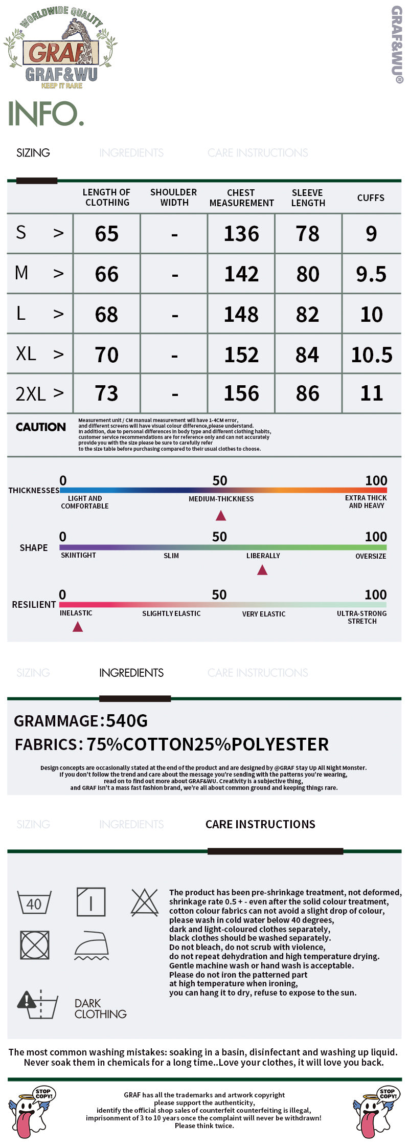 GRAF&WU AK47 Angel Embroidery Zip-up Hoodie