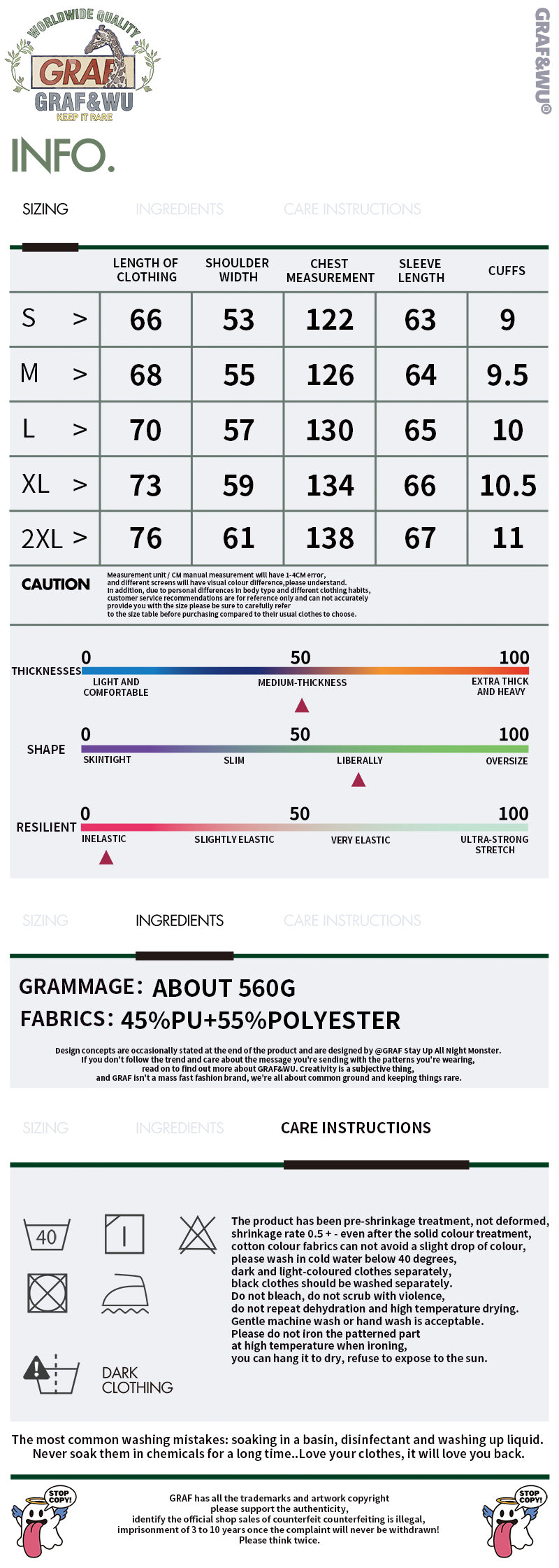 GRAF&WU Detachable Fur Collar PU Leather Metal Angel Deer Thick Jacket - Premium Winter Streetwear