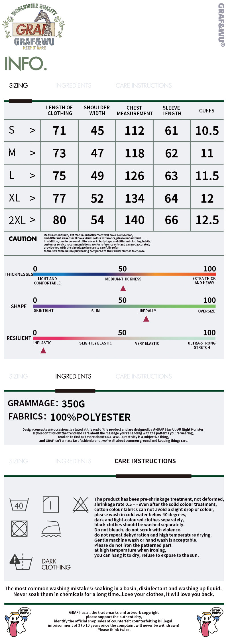 GRAF&WU Brand Keep It Real Embroidered Streetwear Fashion Shirt