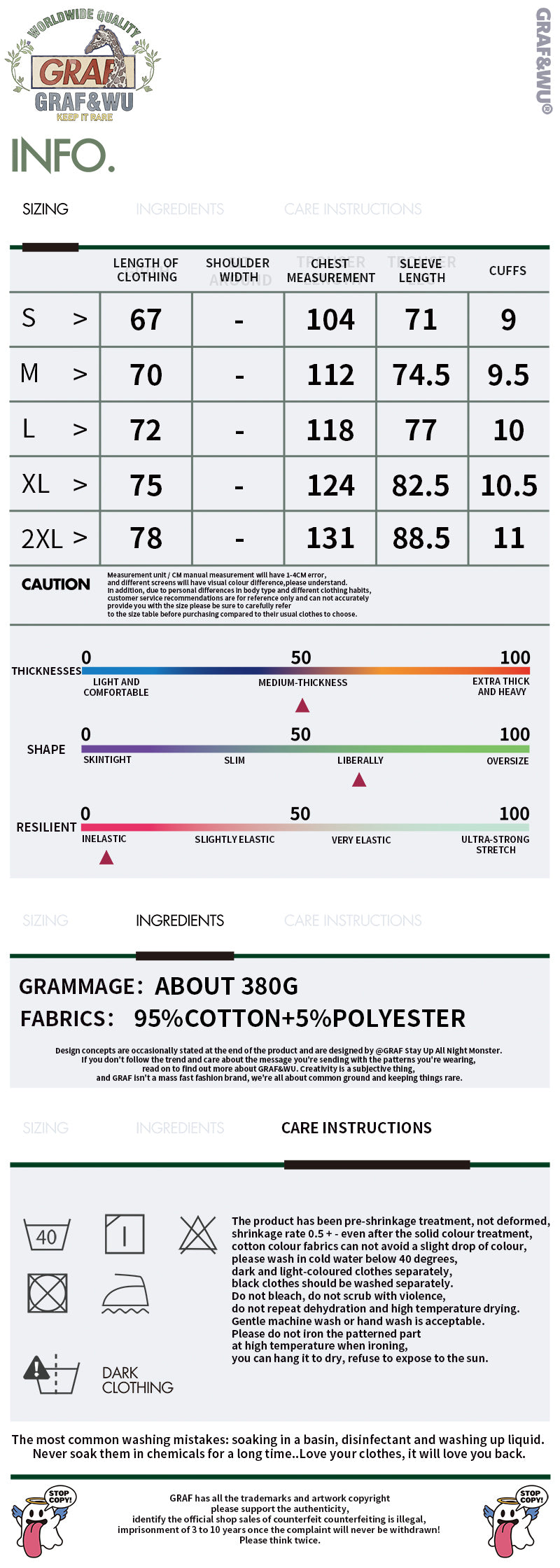 GRAF&WU Keep It Rare Hustle Hard Slogan Vintage Long-sleeve Shirt