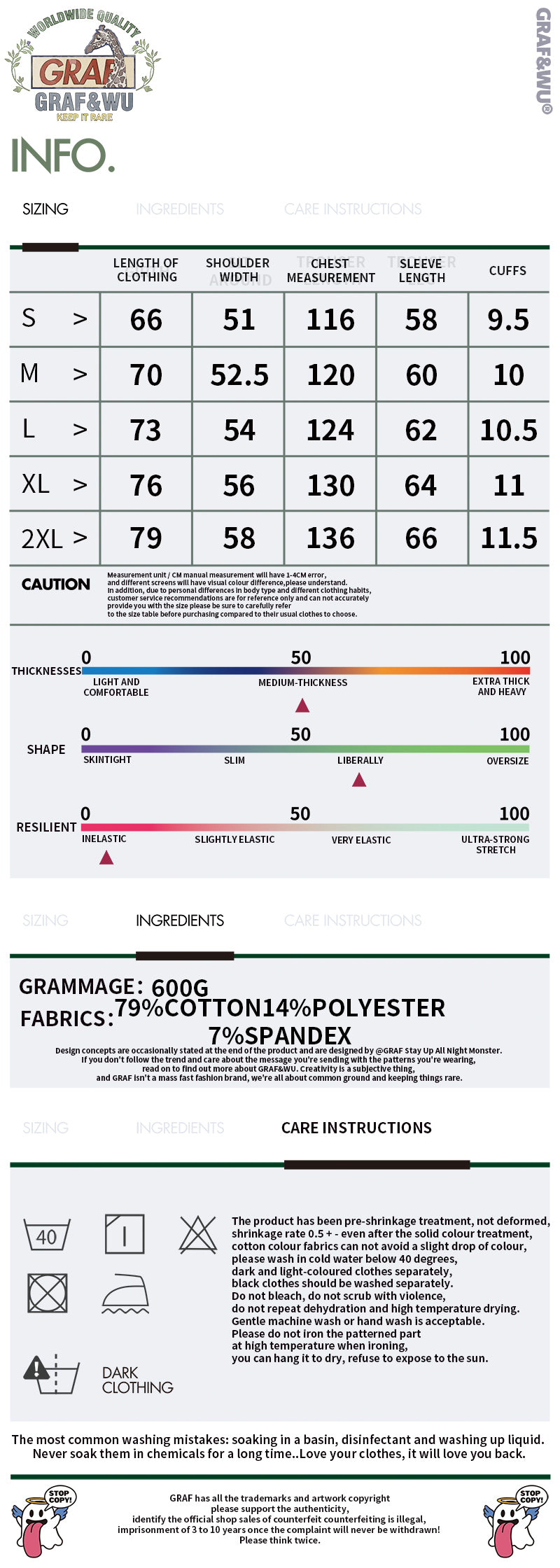 GRAF&WU Reversible Jacket-Embroidered Letter Two-in-One Layered Streetwear Coat