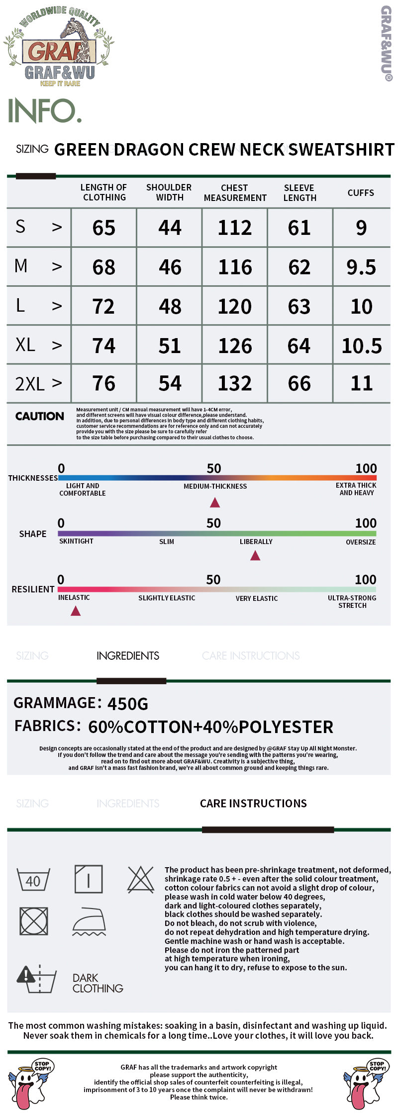 GRAF&WU Petting Green Dragon Guide Hoodies Graphic Sweatshirts