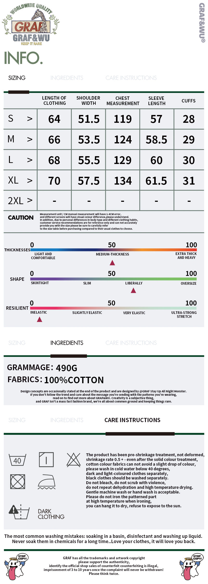 GRAF&WU Firefighter Style Reflective Lobster Buckle Work Jacket