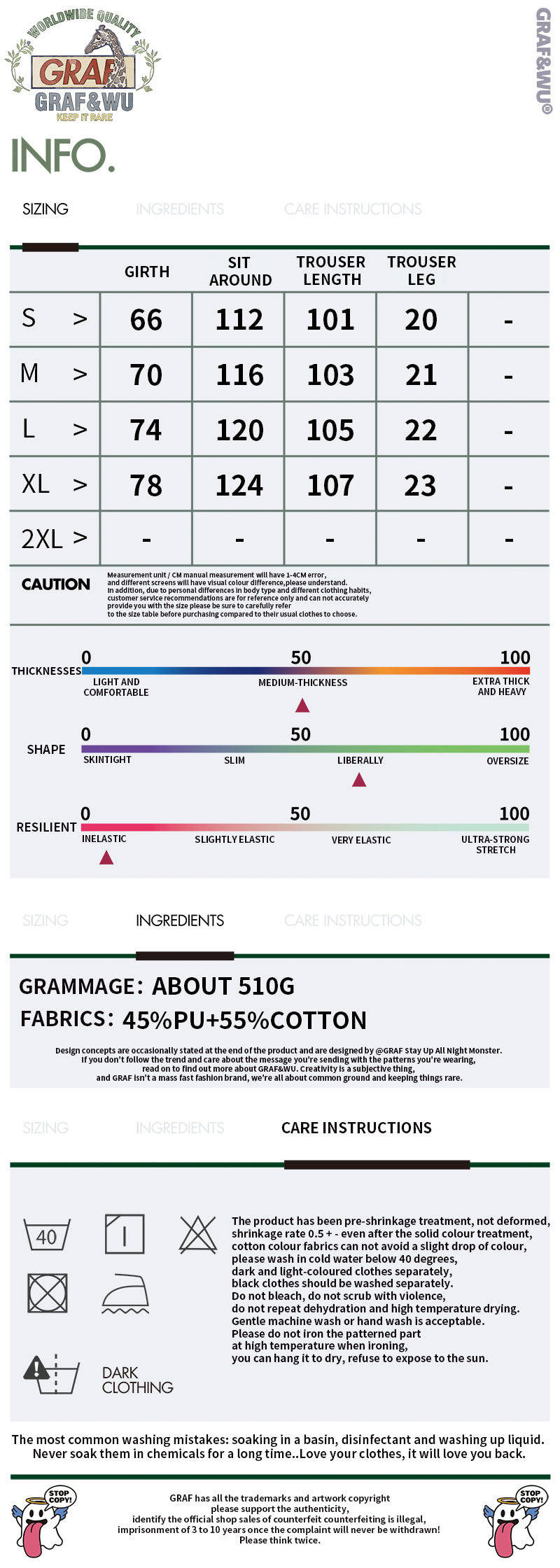 GRAF&WU Retro Patchwork Style Black Warrior Sports Leather Pants