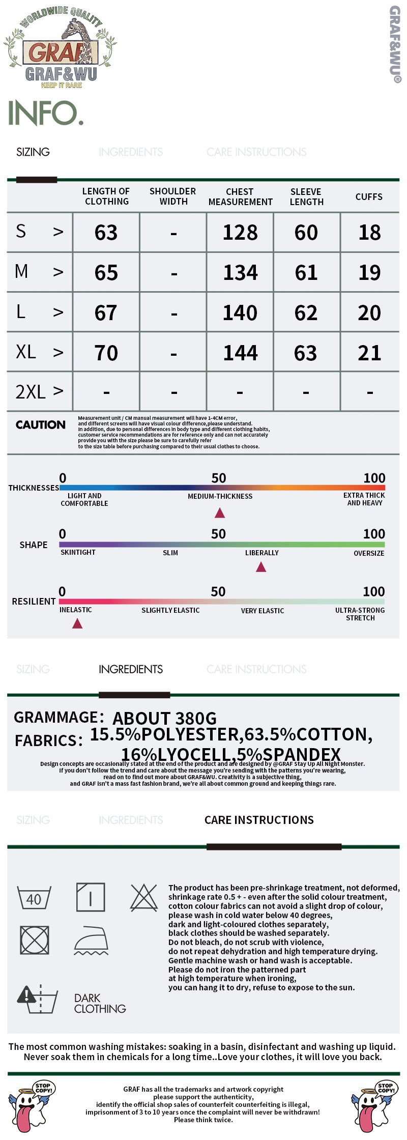 GRAF&WU Rib Cage Skeletal Hand Embroidery Zip-Up Jacket