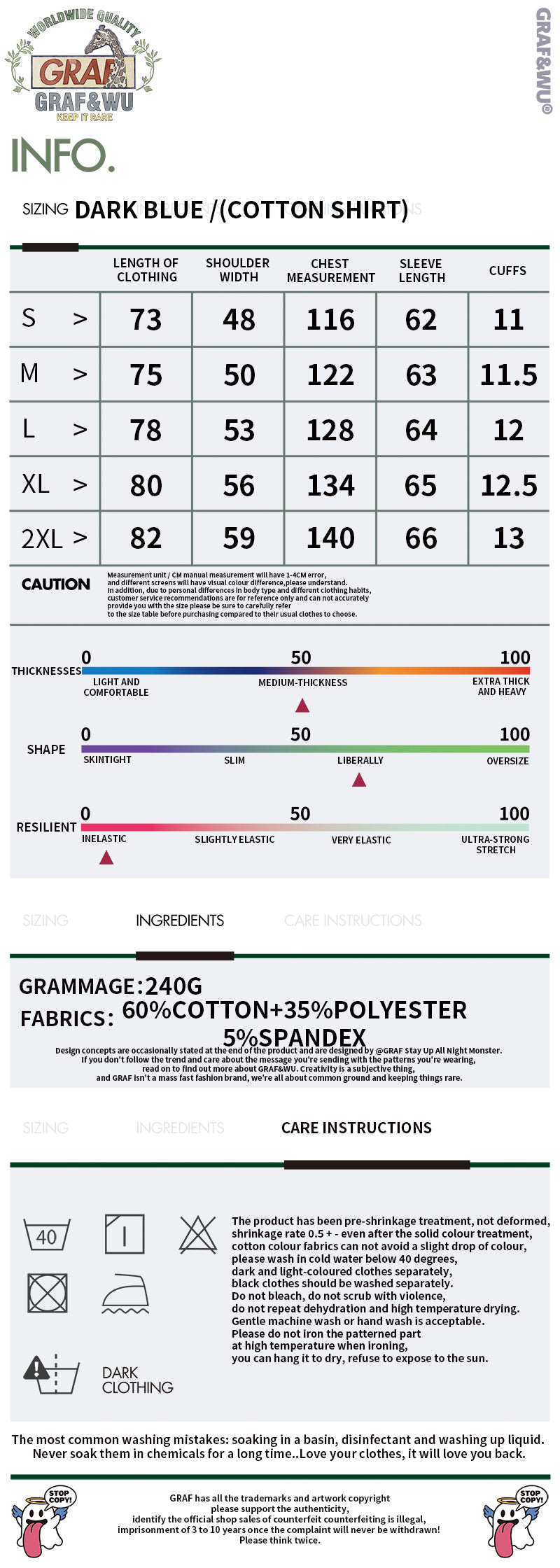 GRAF X SMURF Dragonfly Frog Character Landscape Embroidered Shirt