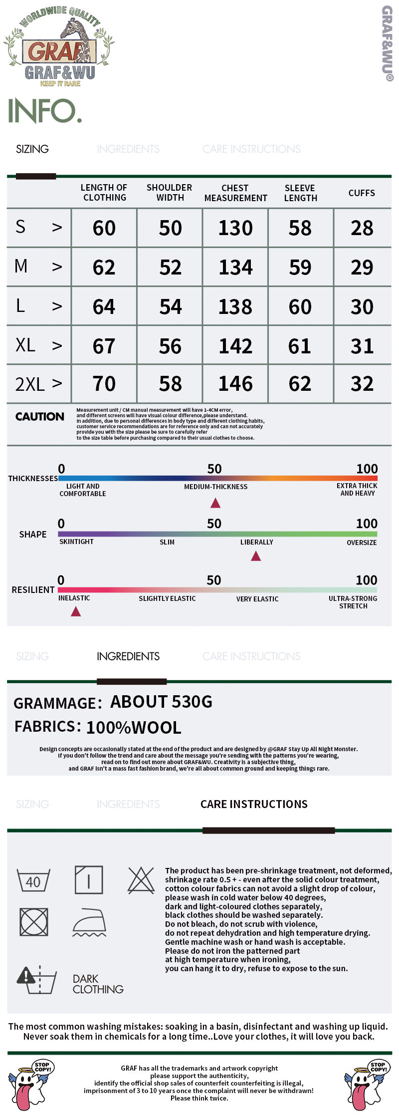 GRAF&WU Leather Collar Luxury Wool Retro Plaid Detroit Jacket