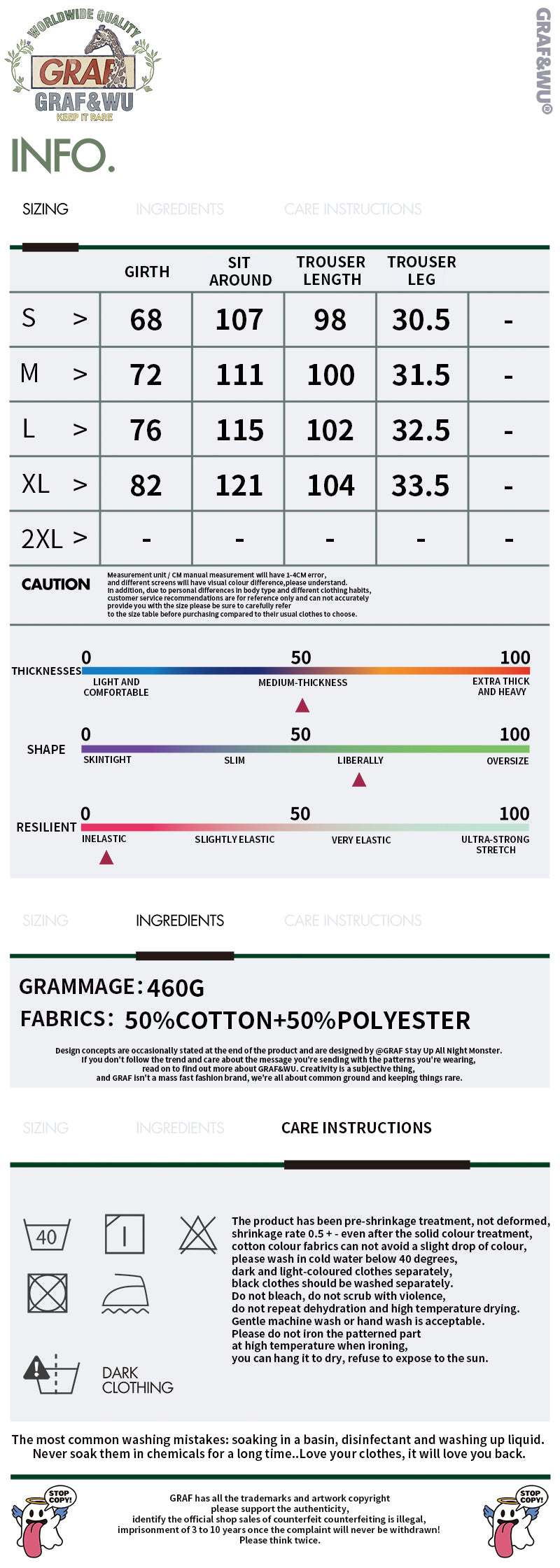 GRAF&WU Camouflage Giraffe Ripped Fleece Sweatpants | Distressed Streetwear Joggers