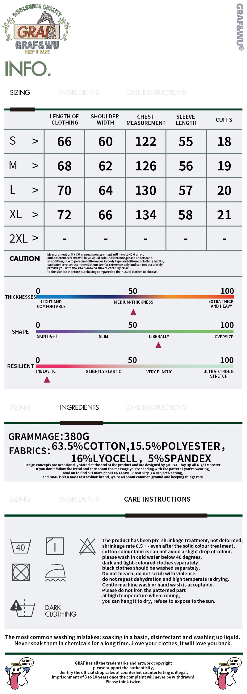 GRAF&WU Knight War Horse Star Long-sleeved Air Layer Cotton Hoodie