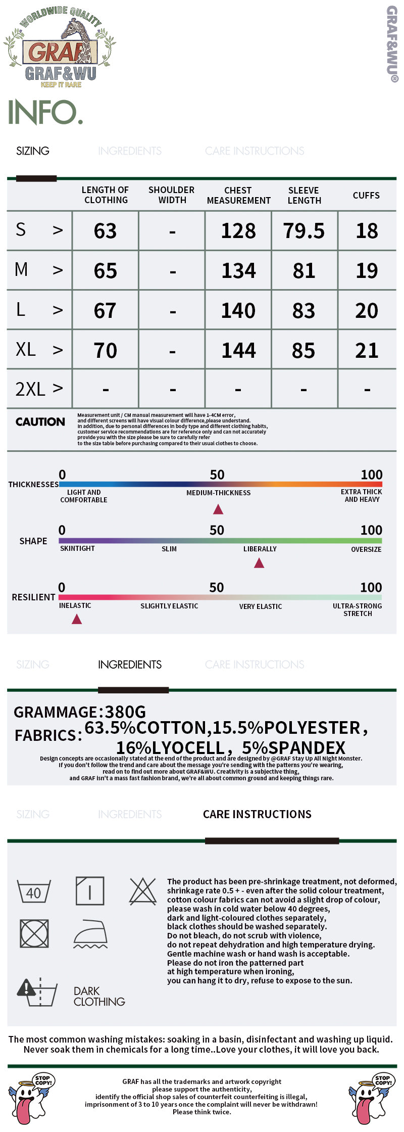 GRAF&WU Knight War Horse Star Long-sleeved Air Layer Cotton Hoodie