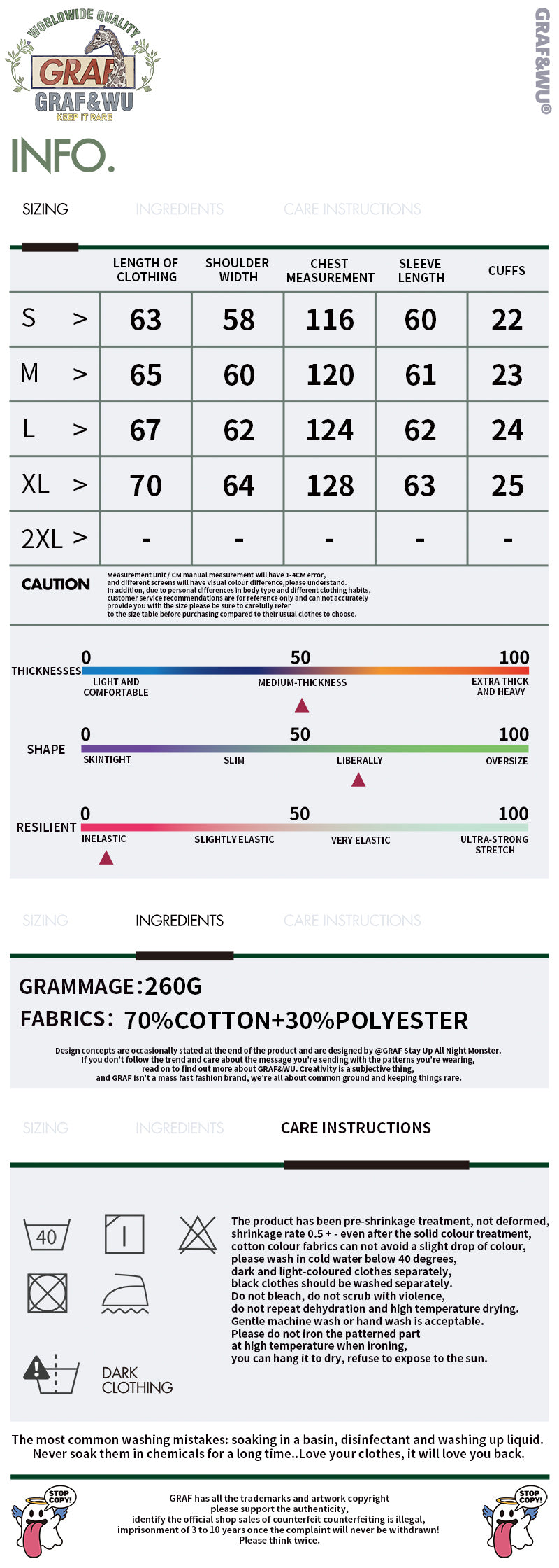 GRAF&WU Paid In Full Giraffe Knight Embroidered Waffle Long Sleeve