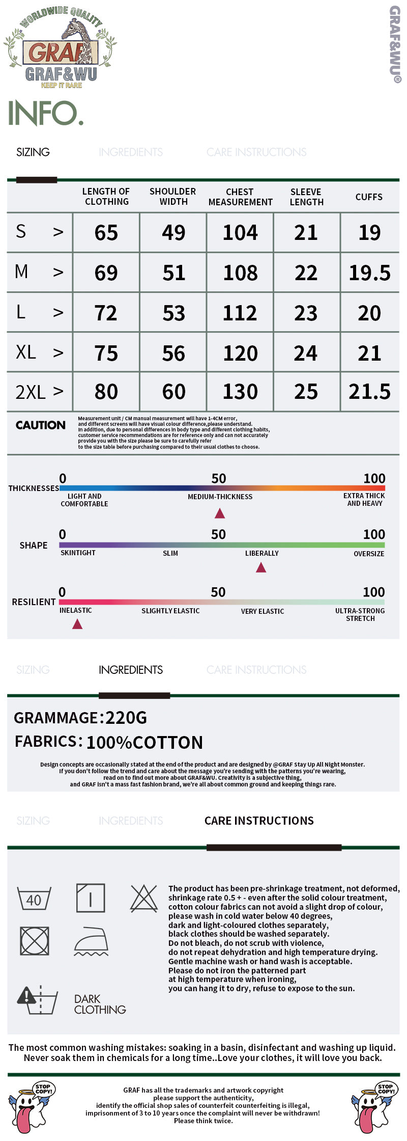 GRAF&WU Fragil Eagle Self-esteem Street T-shirt