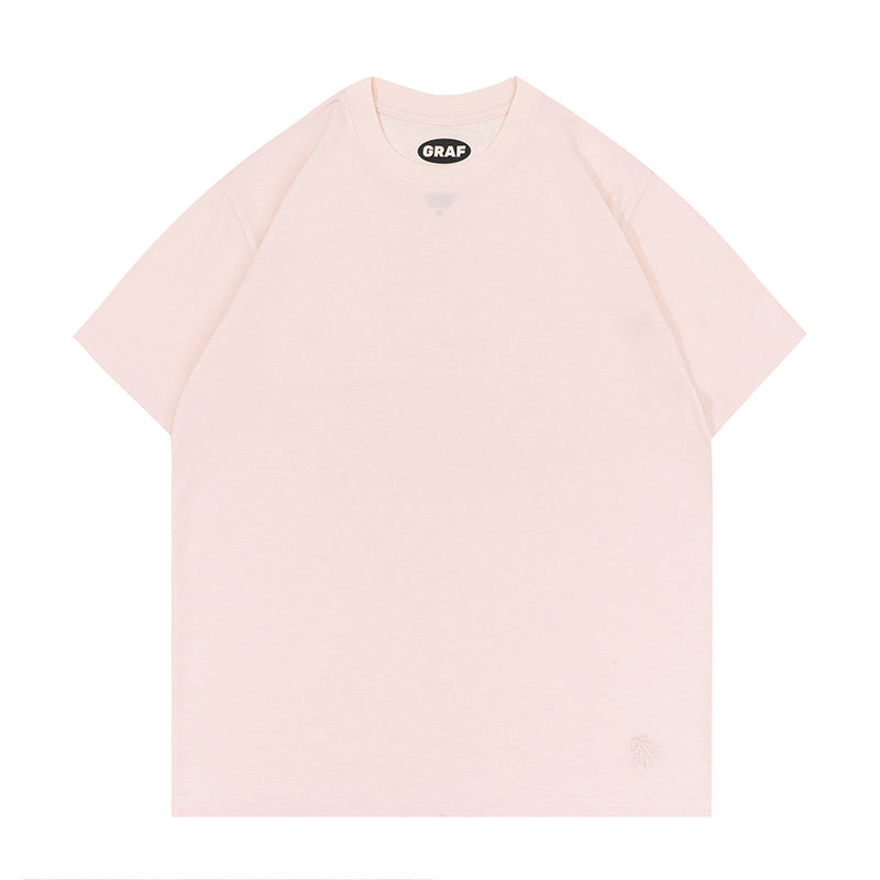 GRAF&WU Mini Embroidered Tencel Cozy Regular Shoulder Fit T-shirt